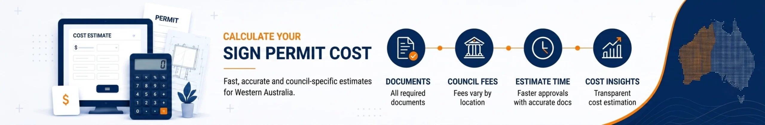 Sign permit calculator for South Australia