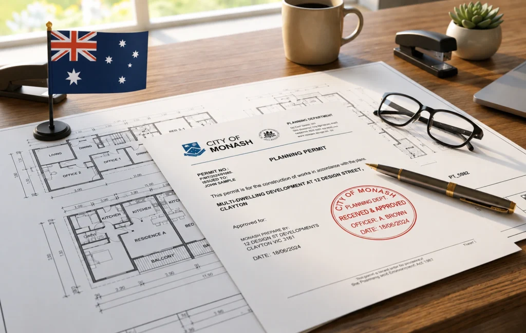 Council approval notice letter for signage permit — official approval document