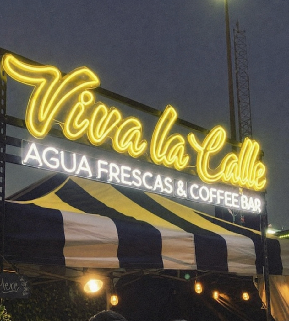 Neon Brothers professional LED and neon sign installation on Australian shopfront